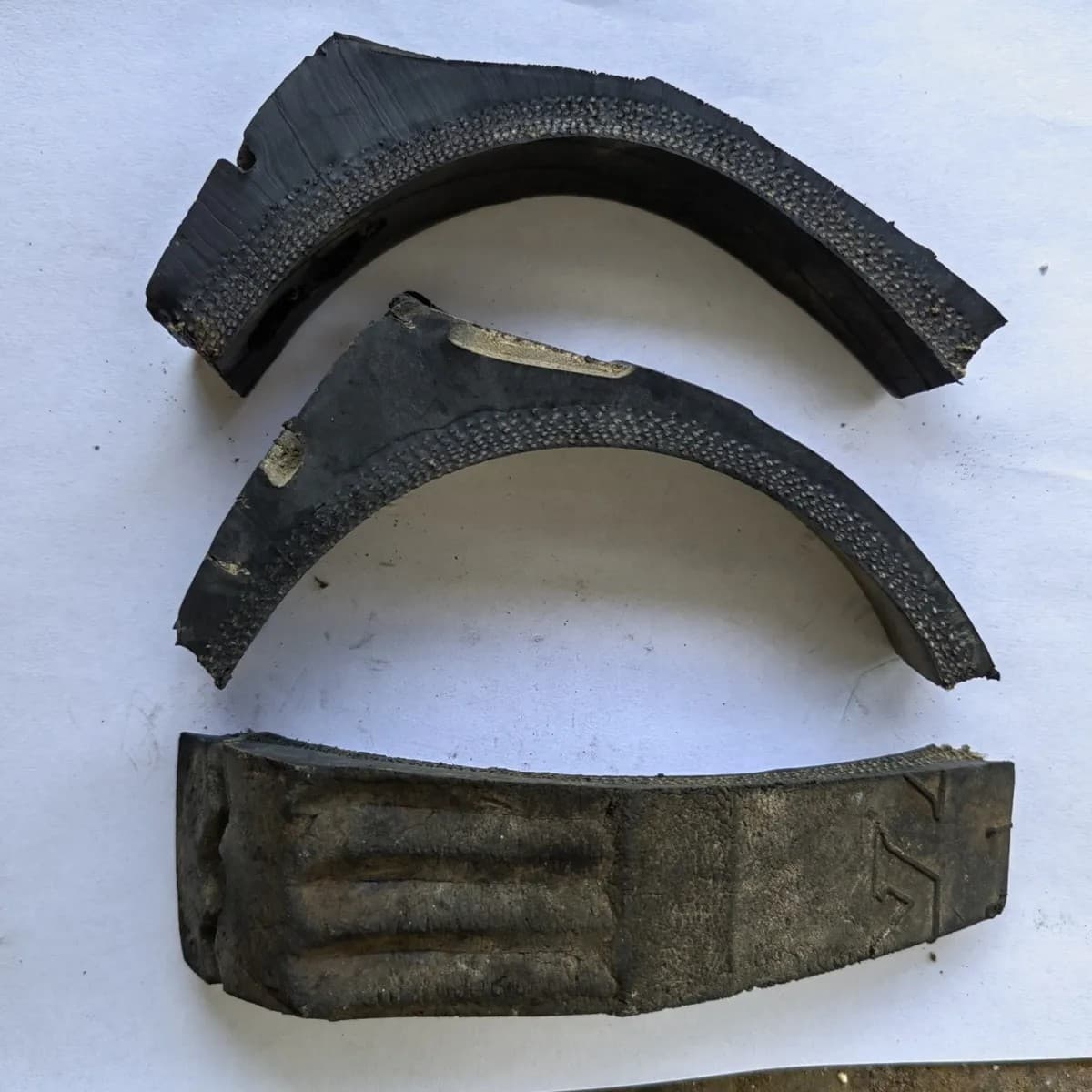 Tire Rubber Patches, Tire Rubber Pieces for Dehairing Wool, Tire Rubber for Dehairing Dog Hair, Tire Rubber