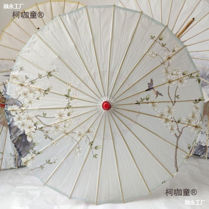 Shigu Rainproof and Sunproof Oiled Paper Umbrella for Women, Ancient Style Props, Classical Dance, Hanfu Umbrella, Cheongsam, Fashion Show, Ceiling Mount, Mai Taibao