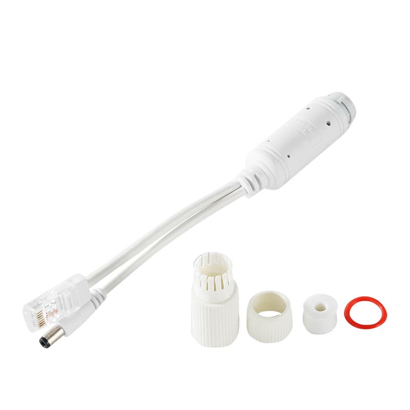 POE Splitter, POE Power Supply, POE Extender Cascade Booster, Waterproof POE Tail Cable, 100M/1000M Smart
