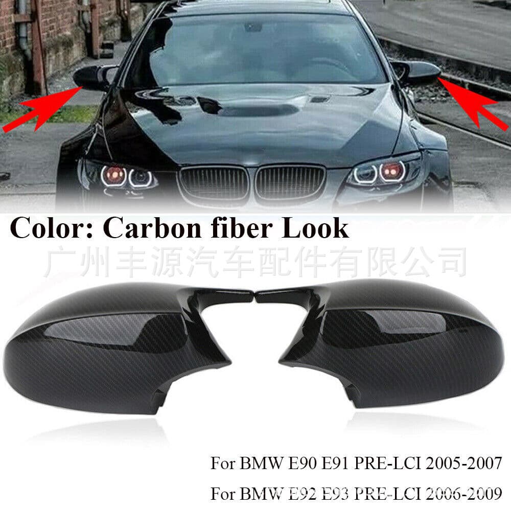 Compatible with BMW E90 E91 E92 E93 E81 E82 E87 Pre-LCI Models Side Mirror Cover Cowl Mirror Cap