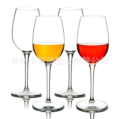 Tritan Wine Glass, European Plastic Stemware, Transparent, Drop-Resistant, High-Temperature Resistant, Hotel & Aviation Wine Glass