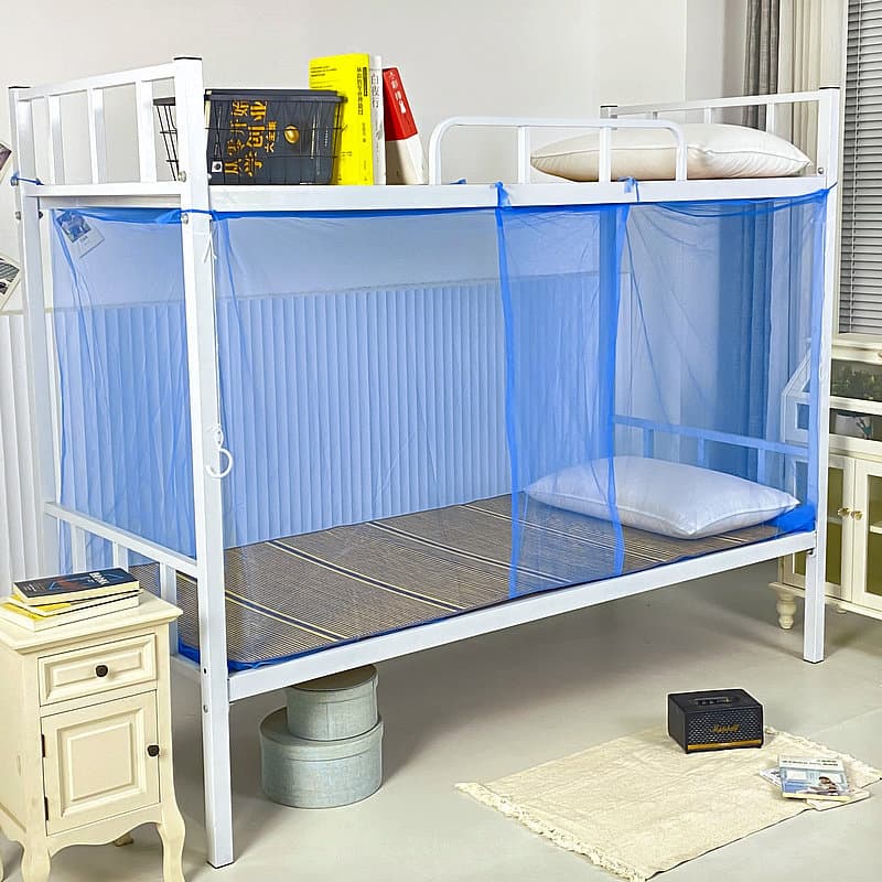 Wholesale Mosquito Nets for College Dormitories and High School Dorms, Suitable for Upper and Lower Bunk Beds, Simple Single Bed Mosquito Nets for Students