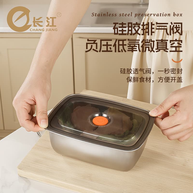 Factory Direct Stainless Steel Airtight Lunch Box with Lid, Refrigerator & Freezer Safe Bento Box for Storage