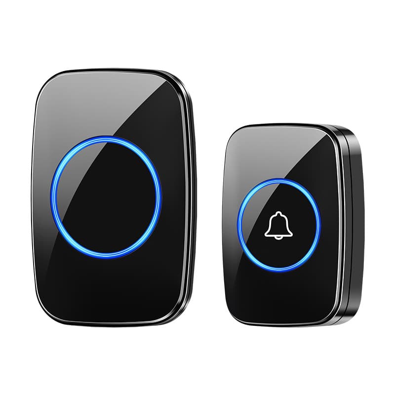 Kajiasi A10 Black Home Wireless Doorbell Electronic Music One-to-One Wireless Doorbell Elderly Caller