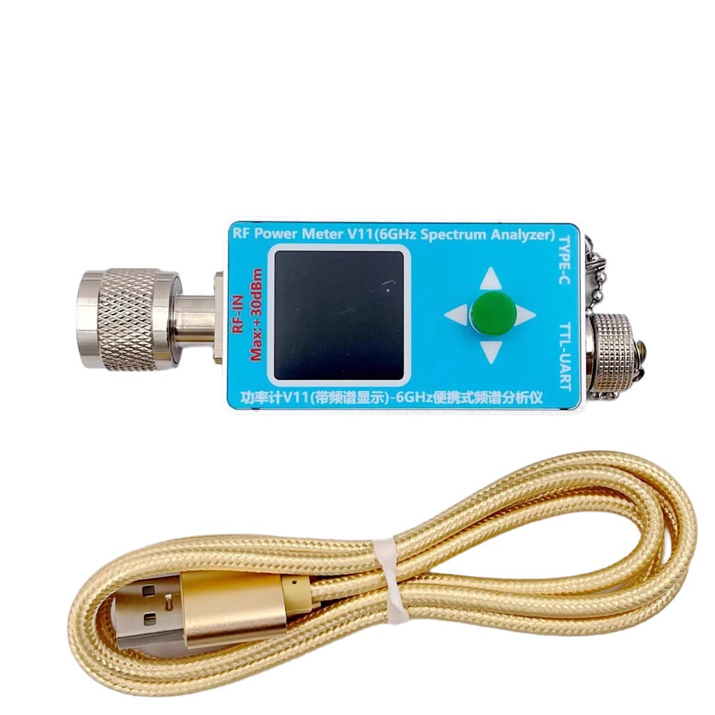 N-Type RF Power Meter V11 TYPE-C Communication Power Detector 6GHZ Spectrum Analyzer EMC Testing
