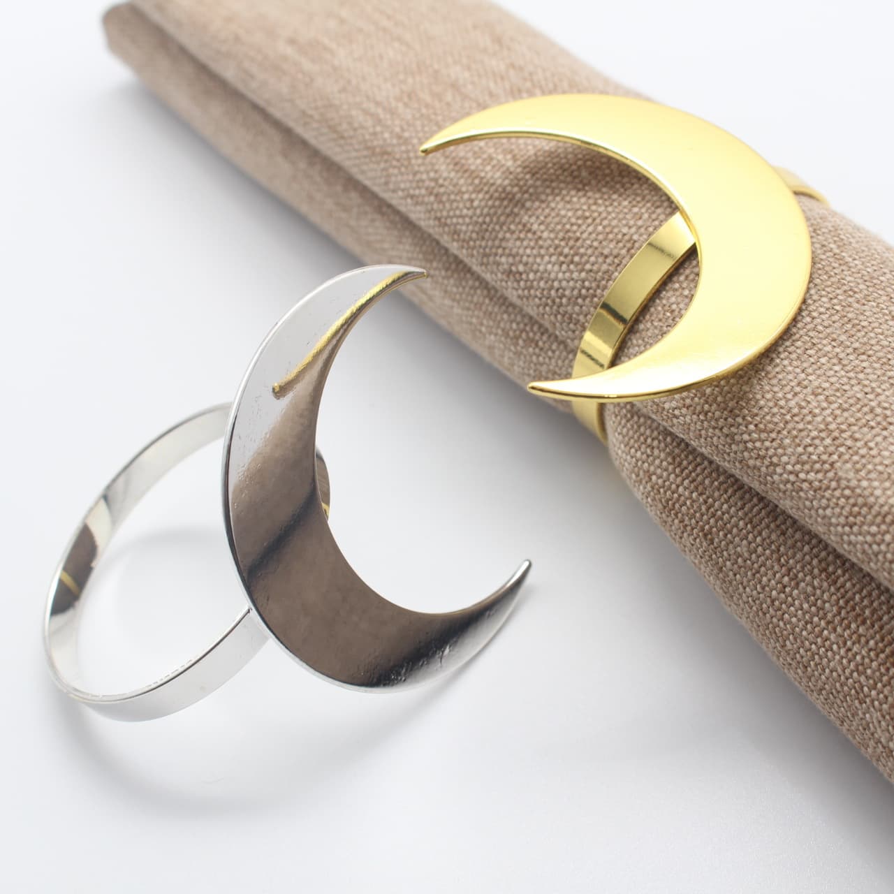 Cross-border Holiday Napkin Ring Moon Napkin Ring Napkin Clip Moon Blessing Napkin Ring Hotel Table Setting Wholesale