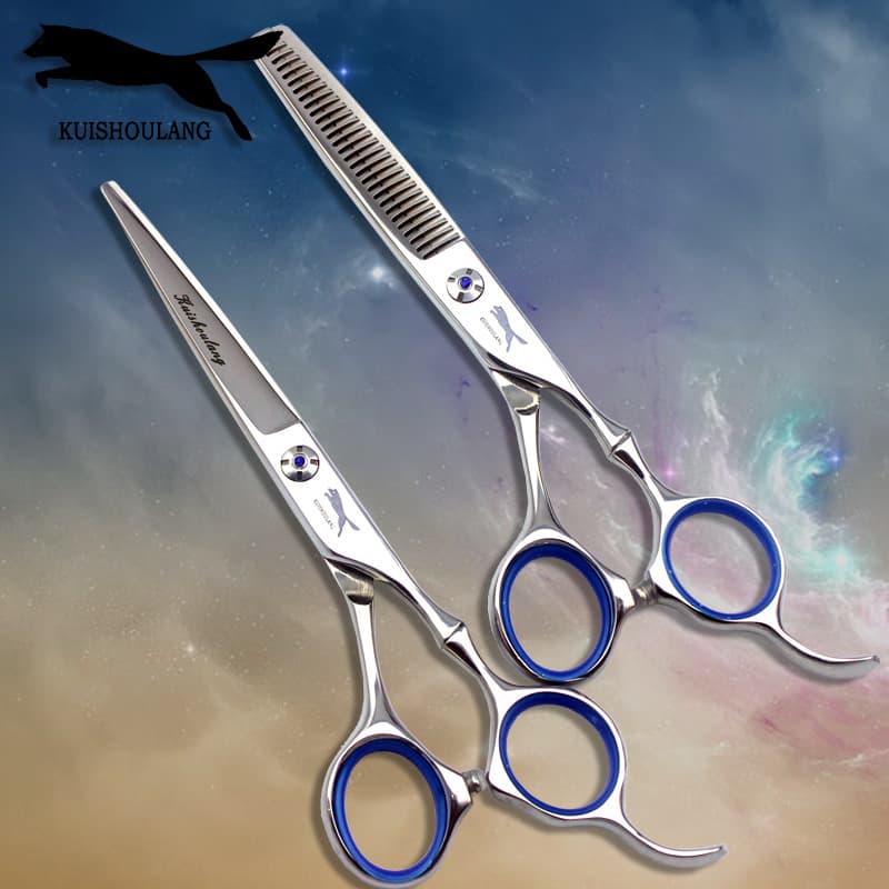 Scissors Tools Professional Barber Scissors Hairdressing Scissors Bamboo Handle Wholesale Hair scissors Free Logo
