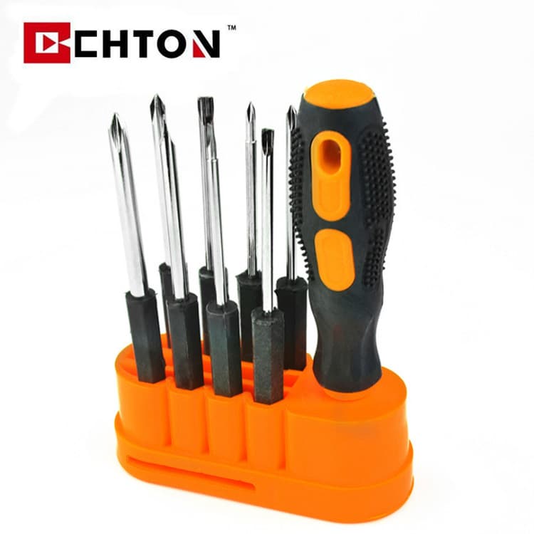 Home Small Screwdriver Set Multi-function 10-Piece Screwdriver Kit, Cross and Flat Screwdriver Tool Set