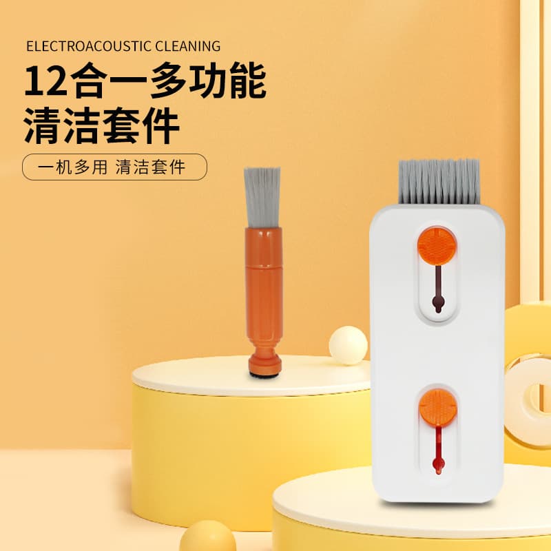 New Cross-border 12-in-1 Multi-functional Bluetooth Earbud Cleaning Pen Set for Tablets and Phones Ready Stock