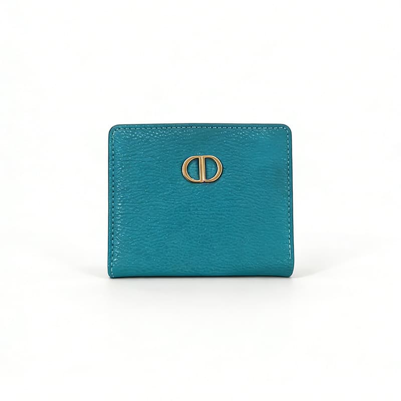 Women's Wallet 2023 New Style Short Compact Card Holder with Coin Pocket, Unique Design, Genuine Leather Women's Purse