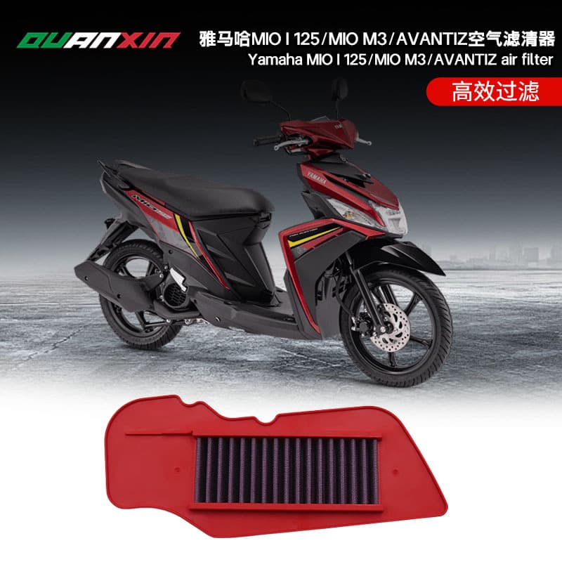 High Breathability Air Filter for Yamaha MIO I 125/MIO M3/AVANTIZ, Oil-Resistant and Anti-Fouling