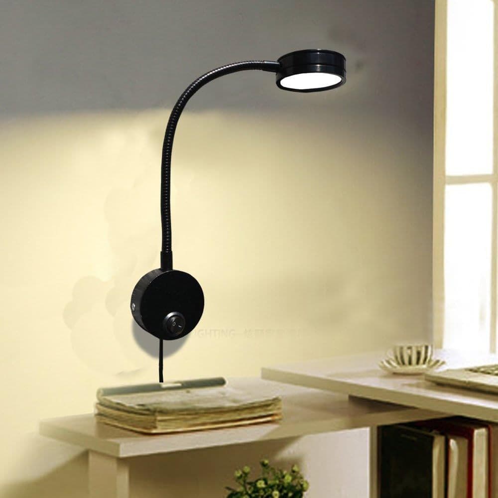 LED Flexible Tube Spot Light Long Rod Bedside Wall-Mounted Bedroom Decorative Light Wall Light Shop Machine Tool Background Wall Lighting