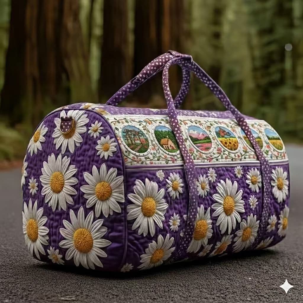 2026 Amazon Cross-Border Short-Distance Portable Quilted Travel Bag Sports Fitness Bag with Wet and Dry Separation
