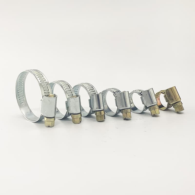 70-89 German style full stainless steel hose hoop 304 material hoop pipe clamp pipe hoop monitoring clamp gas pipe hoop wholesale