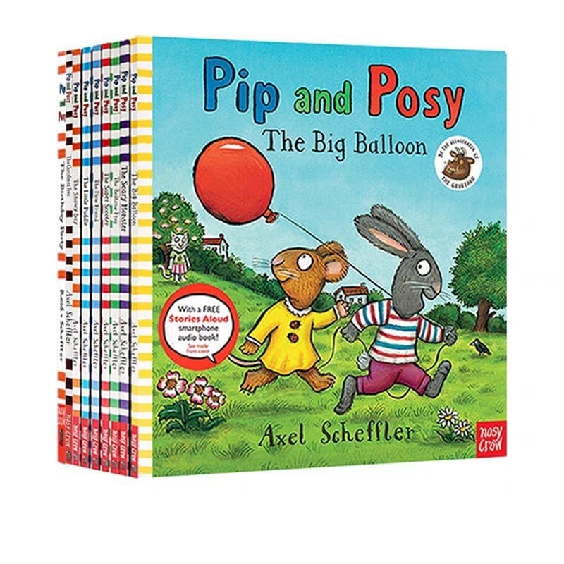 Pip and Posy 10-Book Set Children's Social Skills Development Picture Book for Parent-Child Reading