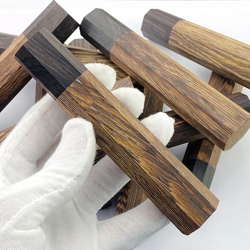 Japanese Kitchen Knife Handle Octagonal Handle Japanese Gyuto Yanagiba Deba Chef Knife Solid Wood Handle Sashimi Knife Handle Fish Head Knife Handle
