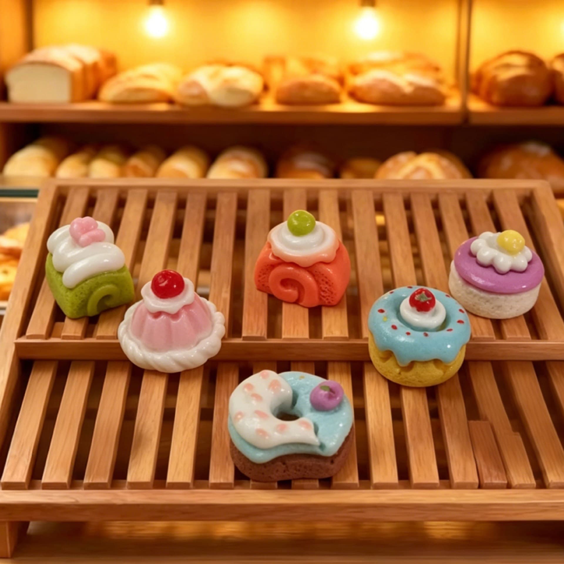 Food Play 3D Realistic Food Fridge Magnet Cake Dessert Resin Fridge Decoration Miniature Exquisite Dessert