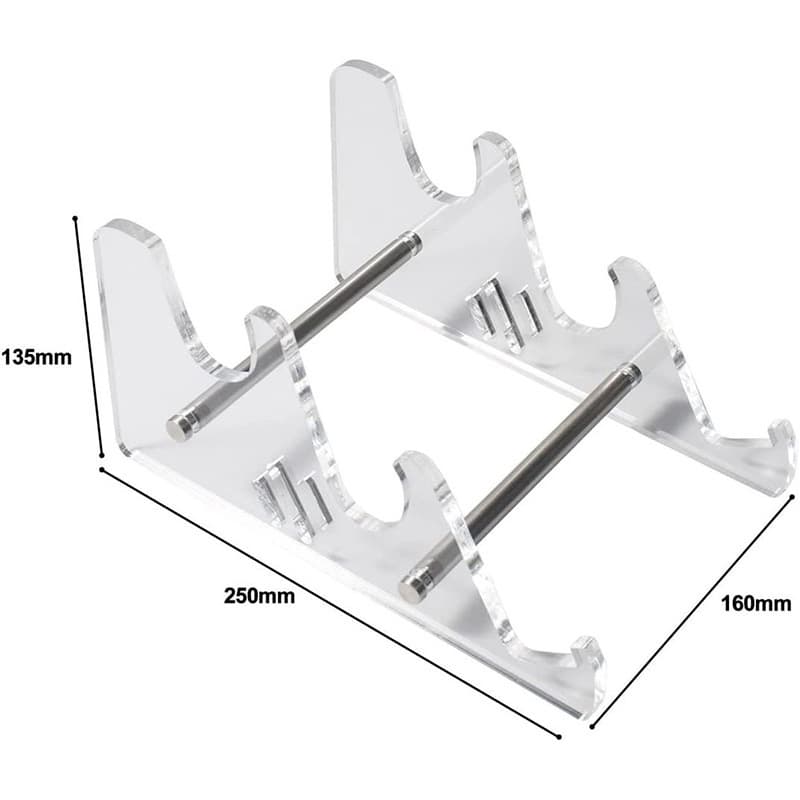 Cross-border hot selling transparent acrylic detachable keyboard stand desktop storage heightening computer keyboard tray stand