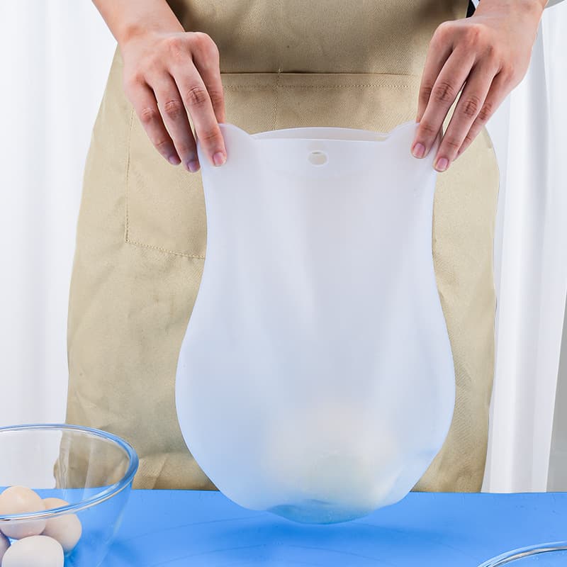 Home kitchen wake-up kneading dough food grade thickened baking grade bag hand kneading dough bag bag food and noodle silicone