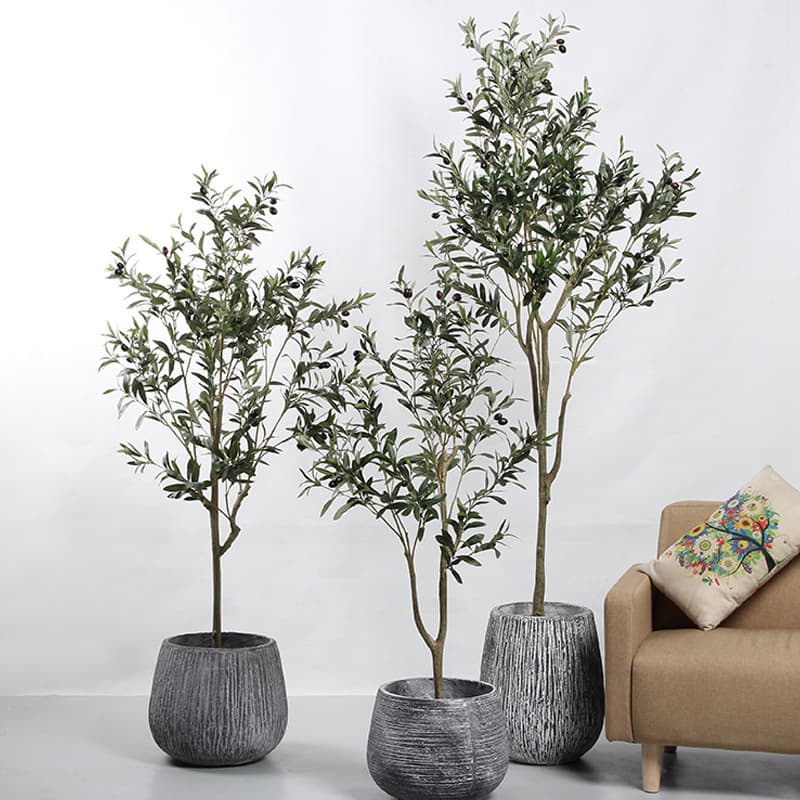 Olive Tree Artificial Potted Plant Nordic Indoor Window Decoration Trendy Large Plant