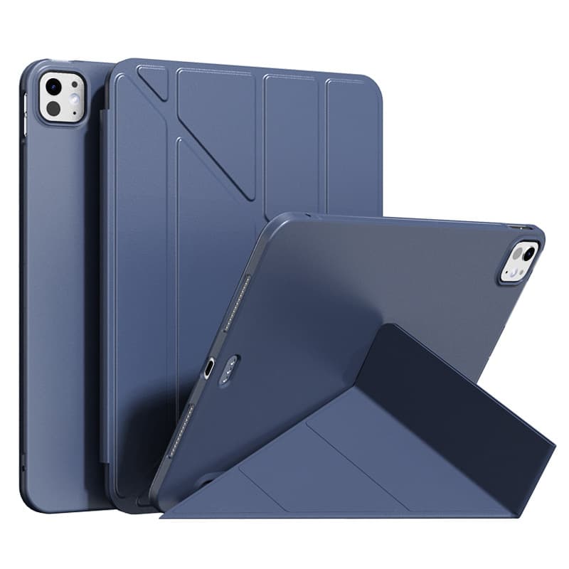 Suitable for 2024 iPad Pro 11 Silicone Full Case, iPad 9.7" Magnetic Protective Case Y Folding 10.9 Anti-Fall Case