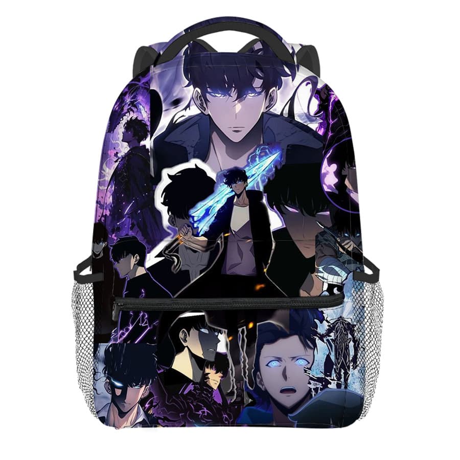 Solo Leveling Elementary School Backpack Full Print DIY Kids Backpack