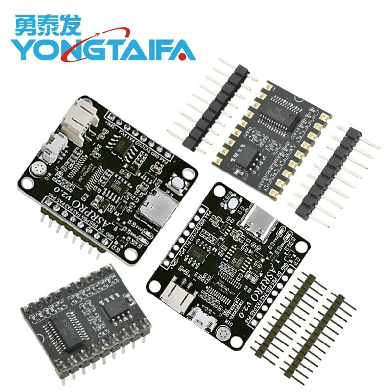 ASR-PRO Voice Intelligent Speech Recognition Control Module AI Offline Recognition Development Board with Custom Entries
