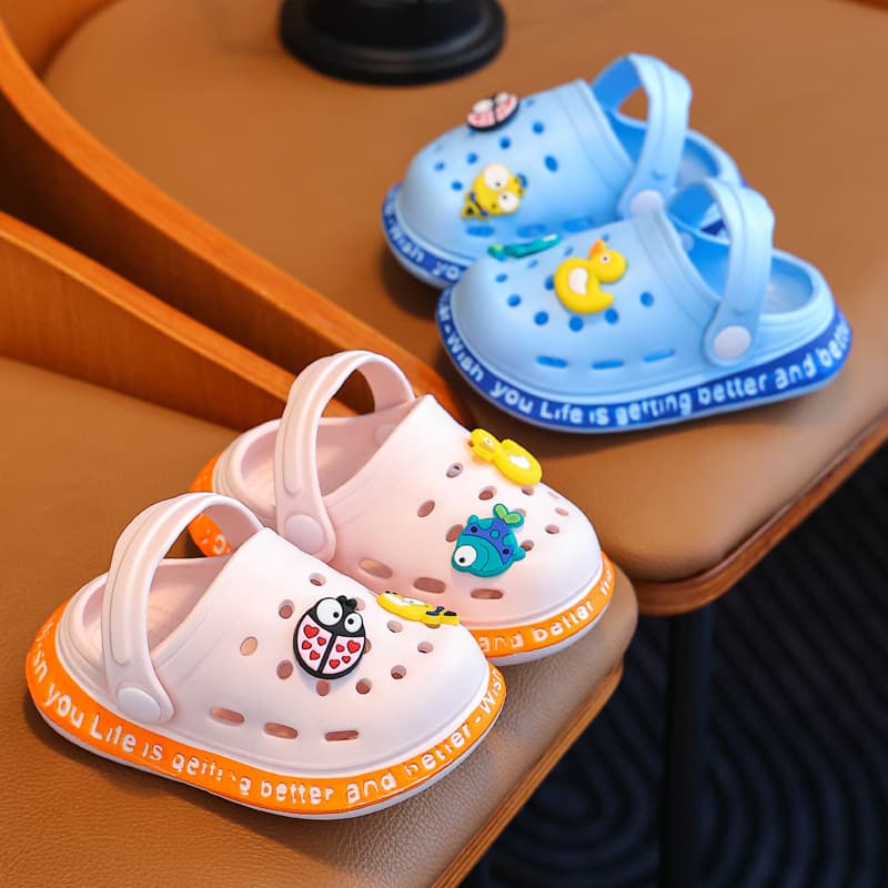 Children's Sandals Summer Clogs for Girls and Boys, Toddler Indoor Anti-Slip Beach Shoes
