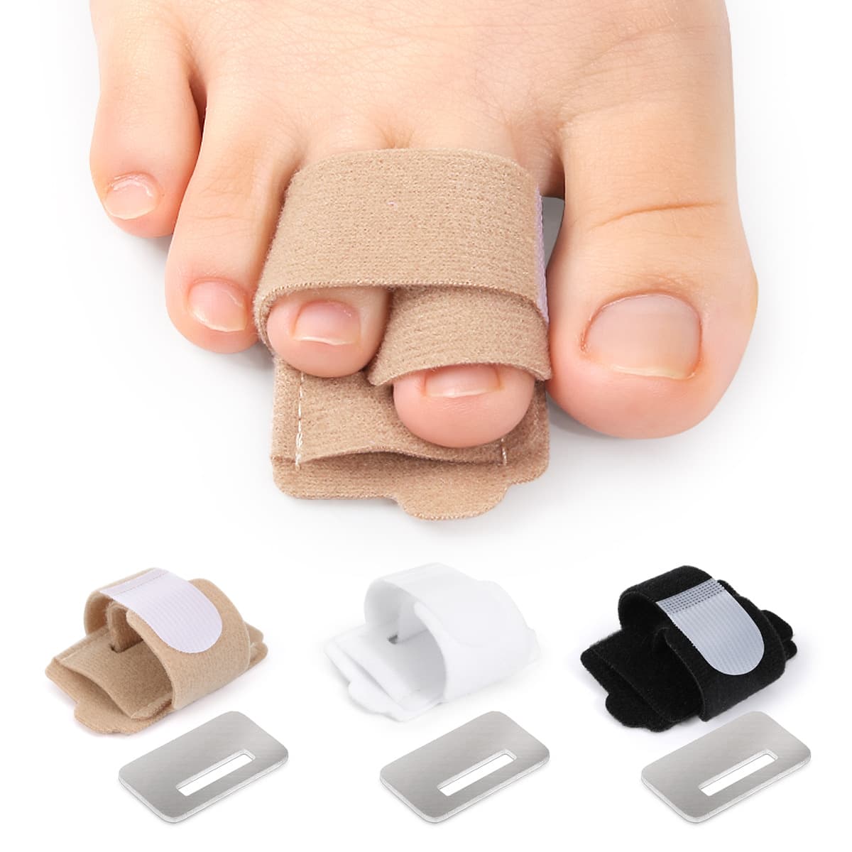 Cross-border Trade Unisex Toe Bunion and Overlapping Support Splints, Fixation Straps, Toe Care Braces, and Bands