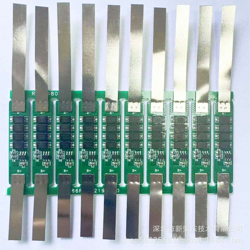 Single-cell 3.7V Lithium Battery Protection Board 1S 18650 Polymer Battery Protection Board 6-12A Working Current