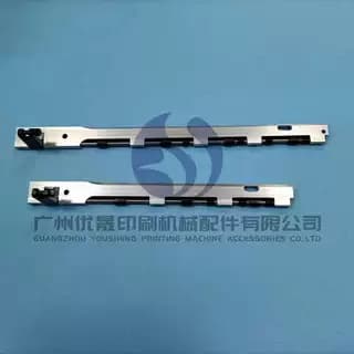Suitable for Heidelberg hot stamping machine splint aluminum plate hot stamping machine plate clamp printing machine accessories hot stamping machine tooth plate clamp