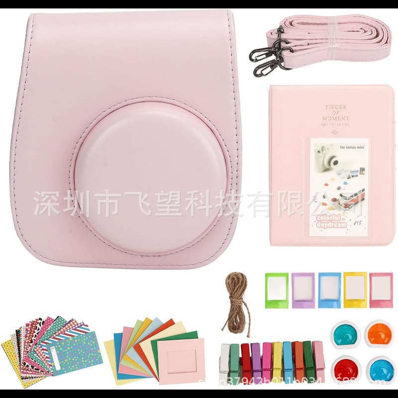 Instant Camera Accessories Kit 6-in-1 for instax mini12 11 9 Camera Case Filters Photo Frame Album