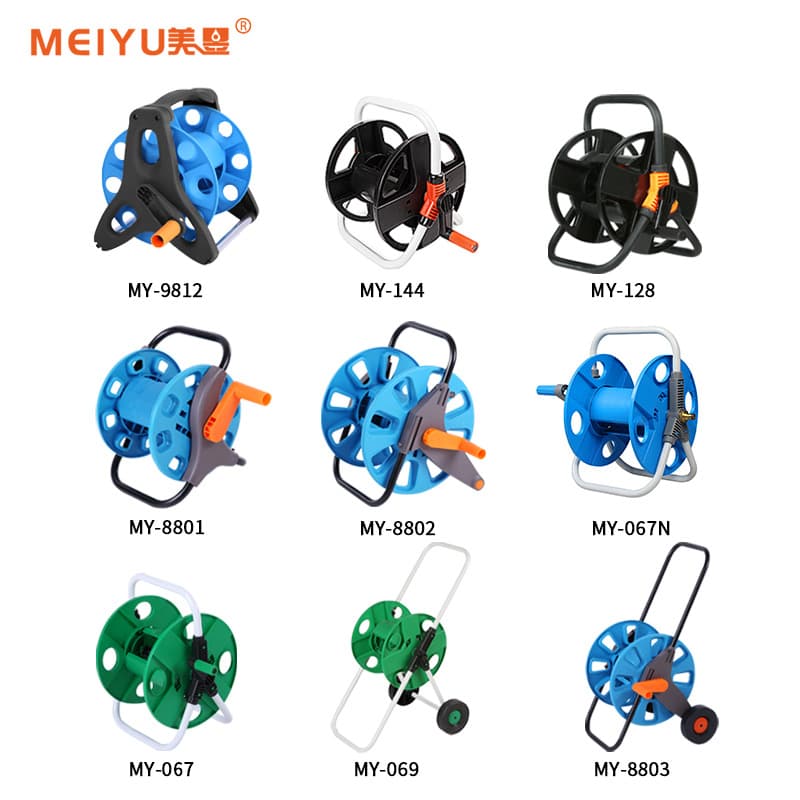 Factory direct sales of water hose carts, car wash racks, household car wash water hose storage carts, and water hose reels.
