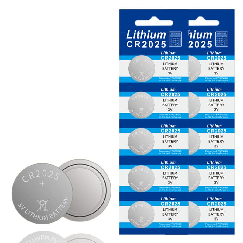 CR2025 button batteries 3V for car remotes, computer motherboards, electronic scales