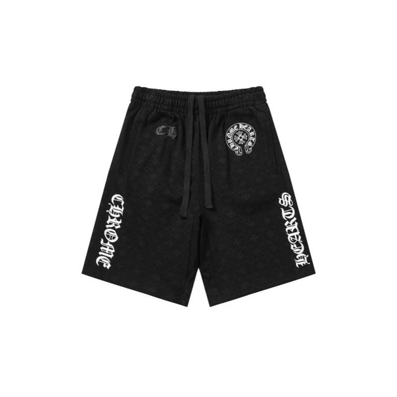 2025 summer new style Kroma hoof Sanskrit five-point shorts 3D digital printing dark pattern casual shorts air layer