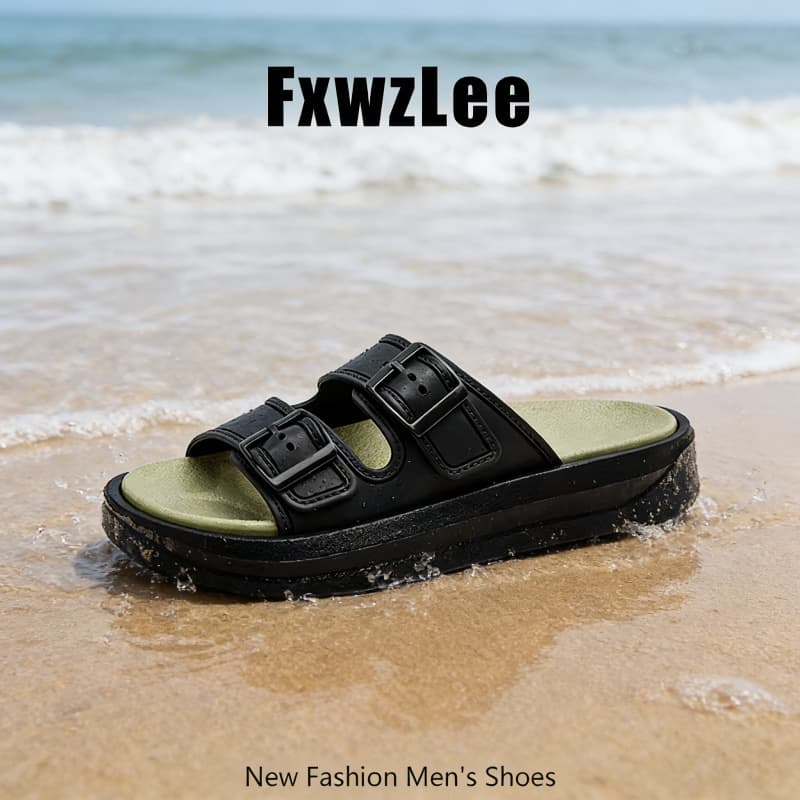 Birkenstock Style Men's New EVA Slippers, Thick Soft Sole, Outdoor Water Sandals, Men's Slippers