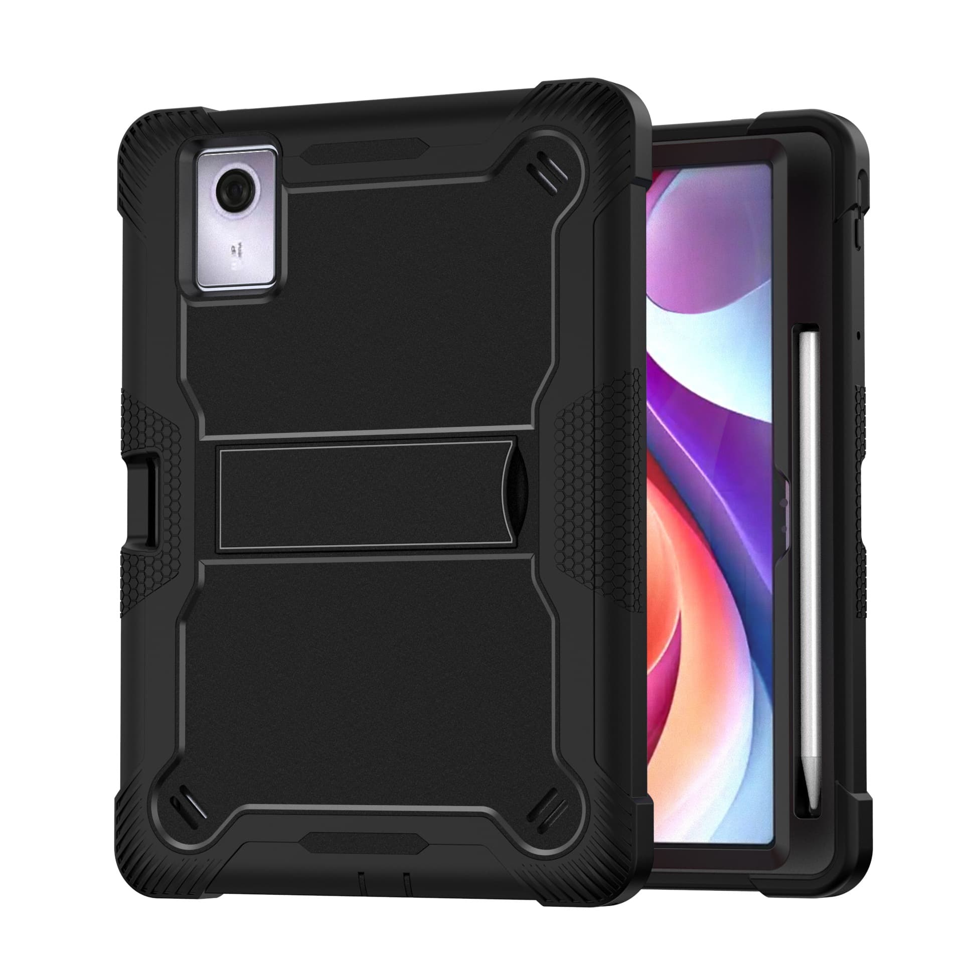 Compatible with Lenovo Idea Tab 11/K11 Gen 2 2025, Silicone Case with Stylus Slot, Tablet Protective Cover