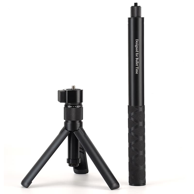 Bullet Time Invisible Selfie Stick Insta360 x3 x4 x5 Accessories Rotating Handle Telescopic Extension Rod