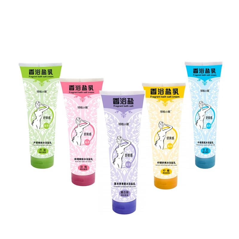 Dora Cottage Bath Salt - Sea Salt Exfoliating Body Wash for Refreshing and Itch Relief, Tube Pack 400g Wholesale
