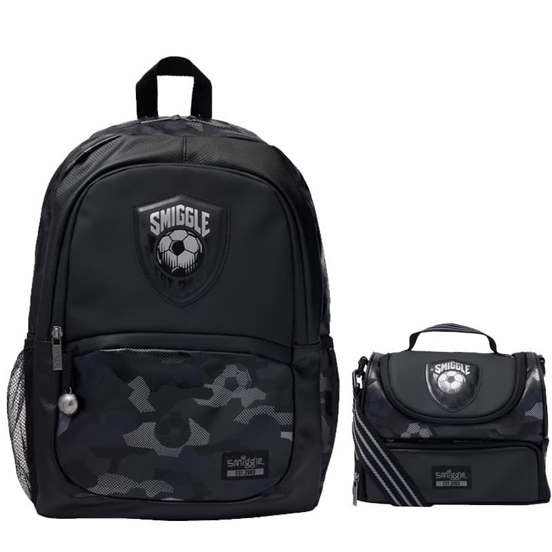 Australian Smiggle Football Schoolbag, Large Capacity Backpack for Primary School Students, Children's Backpack, Outdoor Leisure Large Bag