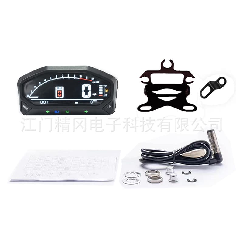 Motorcycle instrument modification monster VA fuel level turn signal headlight malfunction alarm universal instrument modification