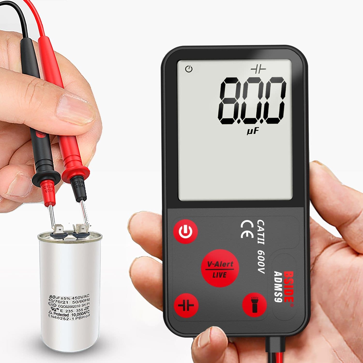 Fuyuan Automatic Smart Multimeter Thin Portable Large Screen Electronic Card Electrician Card