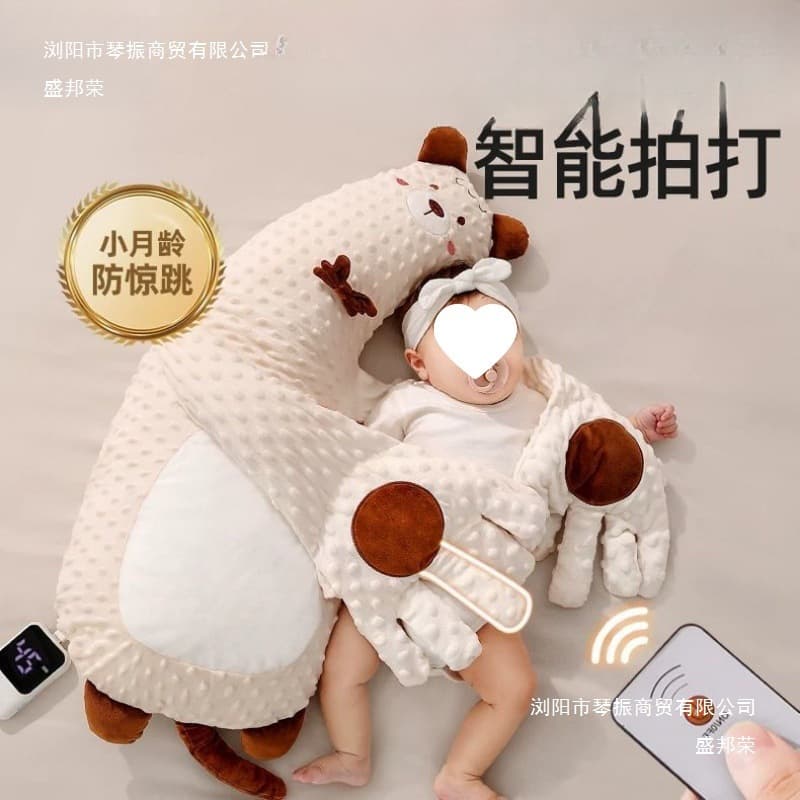 Baby Gas Relief Pillow, Soothing Patting Palm for Infant, Helps Baby Fall Asleep Independently, Prevents Bloating, for Two-Month-Old Fussy Babies