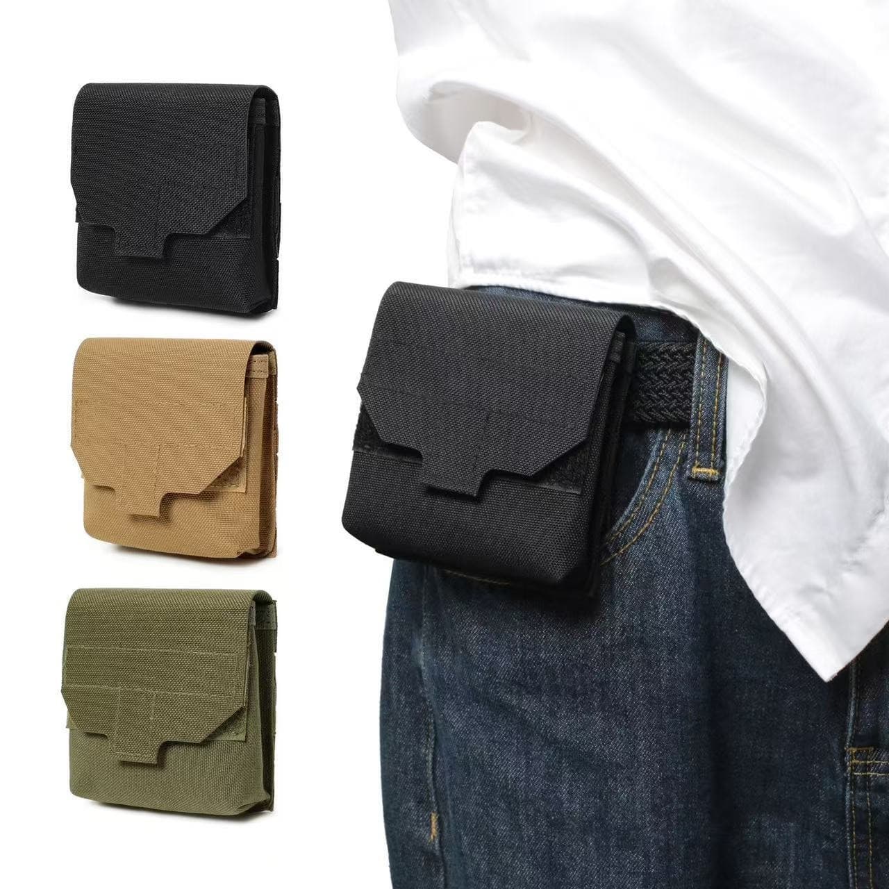 Daily Casual Waist Bag, Cigarette Box Bag, Portable Storage Bag, Key Bag, Coin Purse, Tactical Small Bag