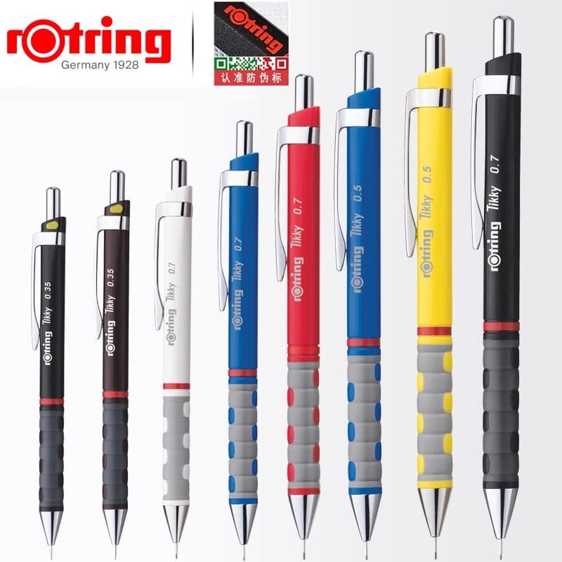 German Rotring Tikky Mechanical Pencil 0.5 0.7 for Hand Drawing Design Drafting Sketching