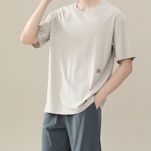 Men's Summer Pajama Vest and Shorts Sport Set New Season Ice Silk Feel