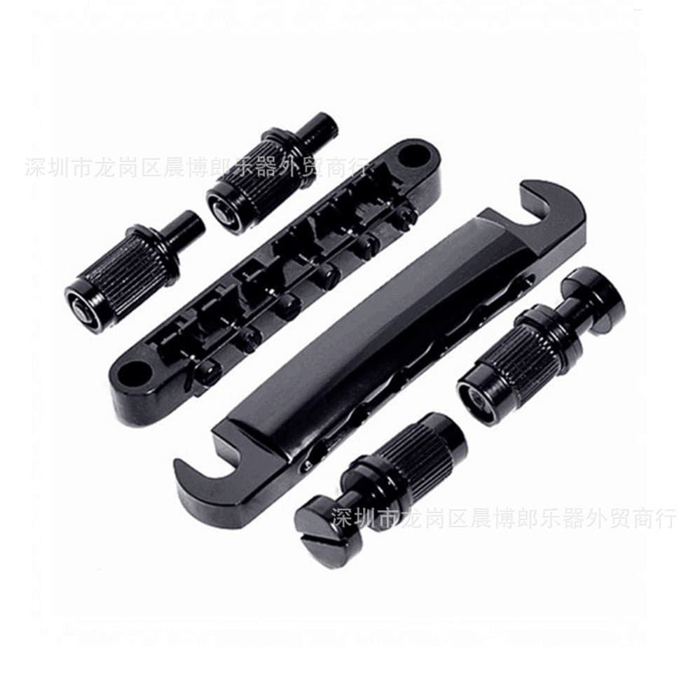 Guitar accessories Electric guitar accessories Guitar nut LP electric guitar bridge 6-string LP bridge black