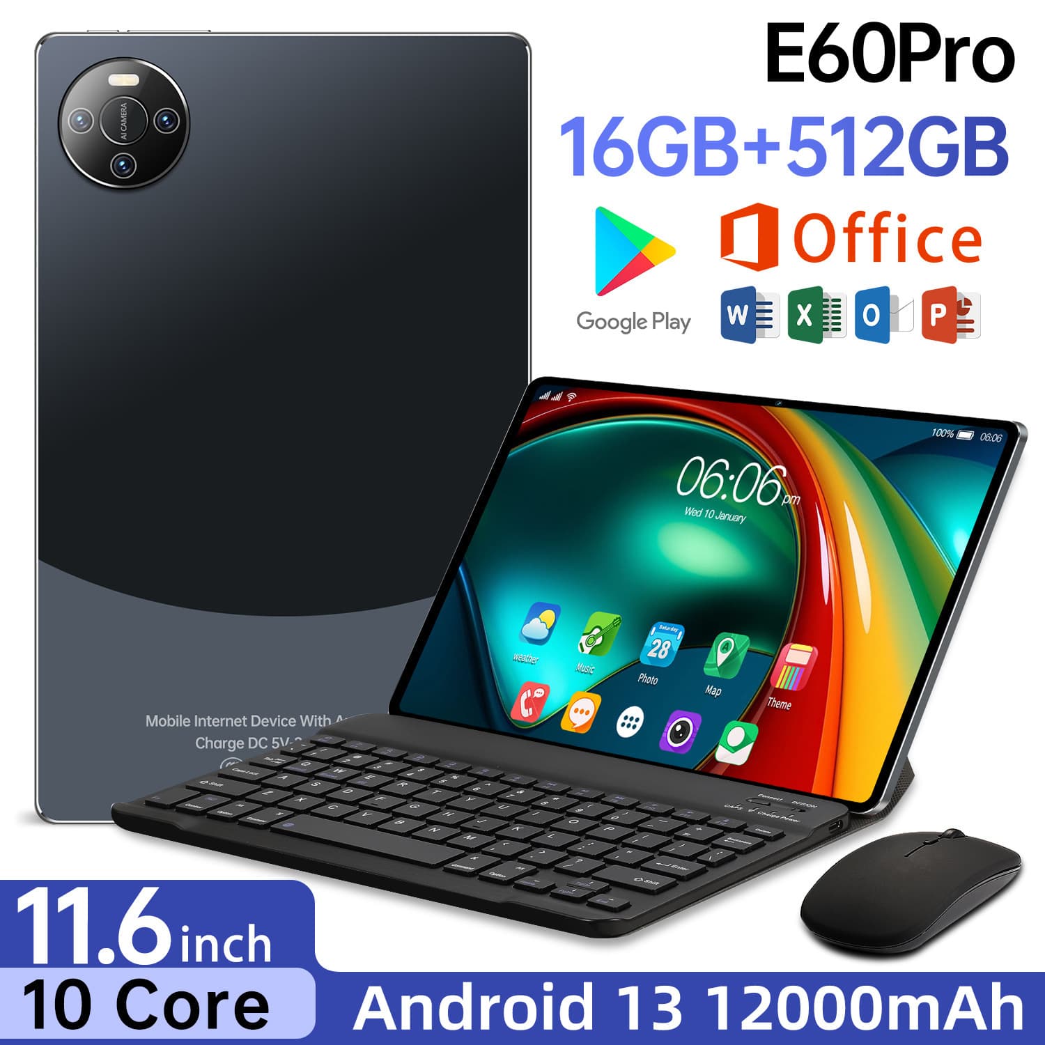 10.1-inch cross-border Android smart tablet WiFi calling children's learning and entertainment tablet manufacturer wholesale