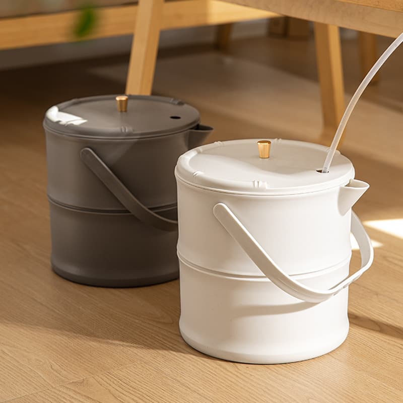 Tea Bucket with Dregs Separation and Filter Drainage, Tea Table Wastewater Bucket, Gongfu Tea Accessories, Tea Ceremony Water Container