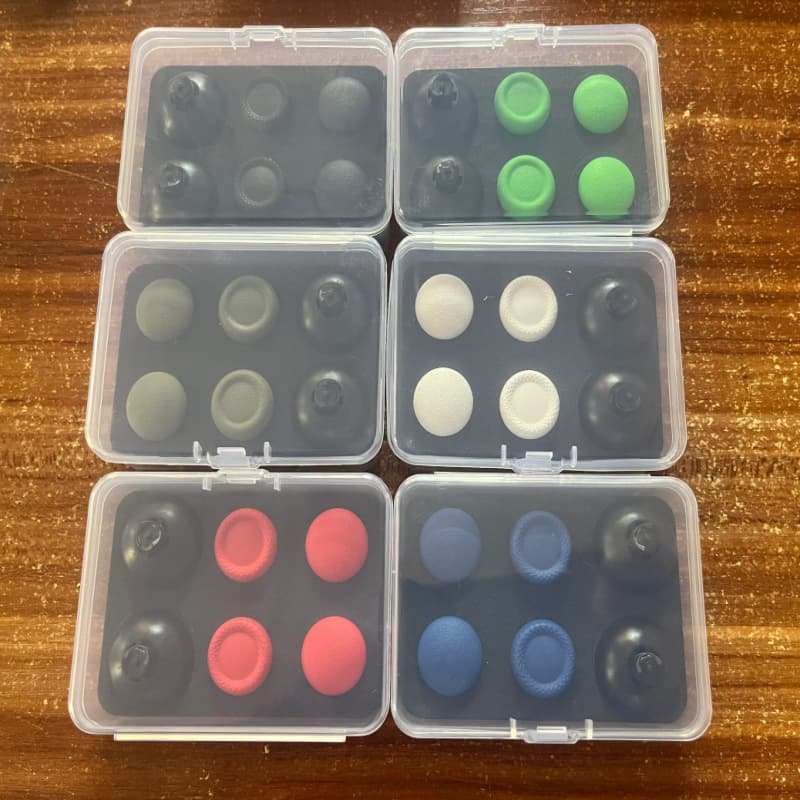 Compatible with PS5 EDGE Elite Controller Thumb Grips PS4 Replaceable Thumb Stick Cap Set (8-in-1)